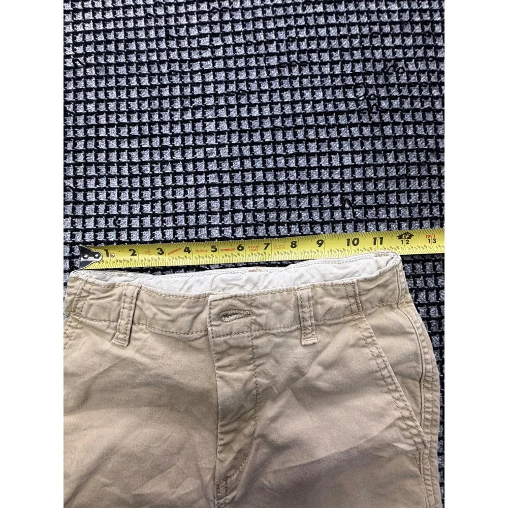 Gap Chino Shorts Kids 12 Tan Khaki Cotton Twill Casual Classic
